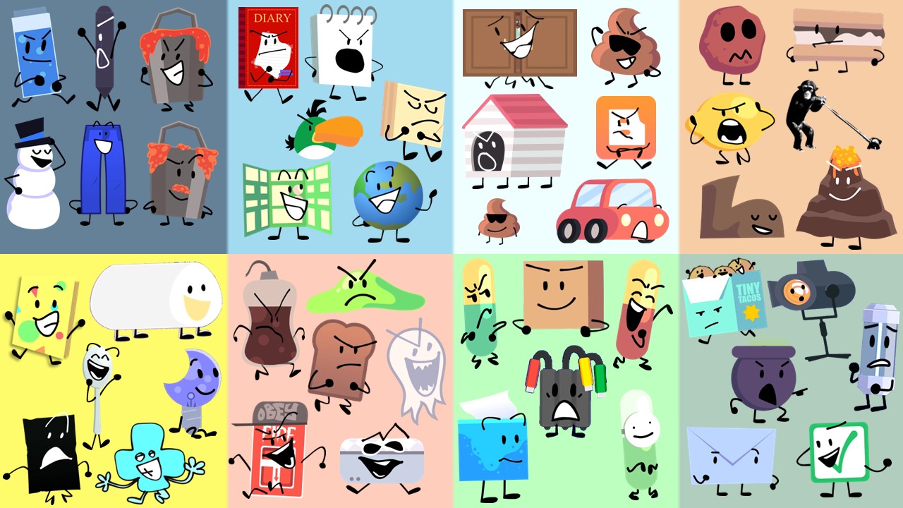 If Daily Object Show Characters were on BFB Teams by skinnybeans17 on ...