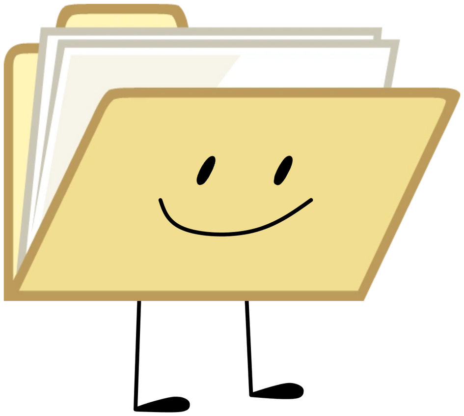 File Folder from Battle for Dream Island by skinnybeans17 on DeviantArt