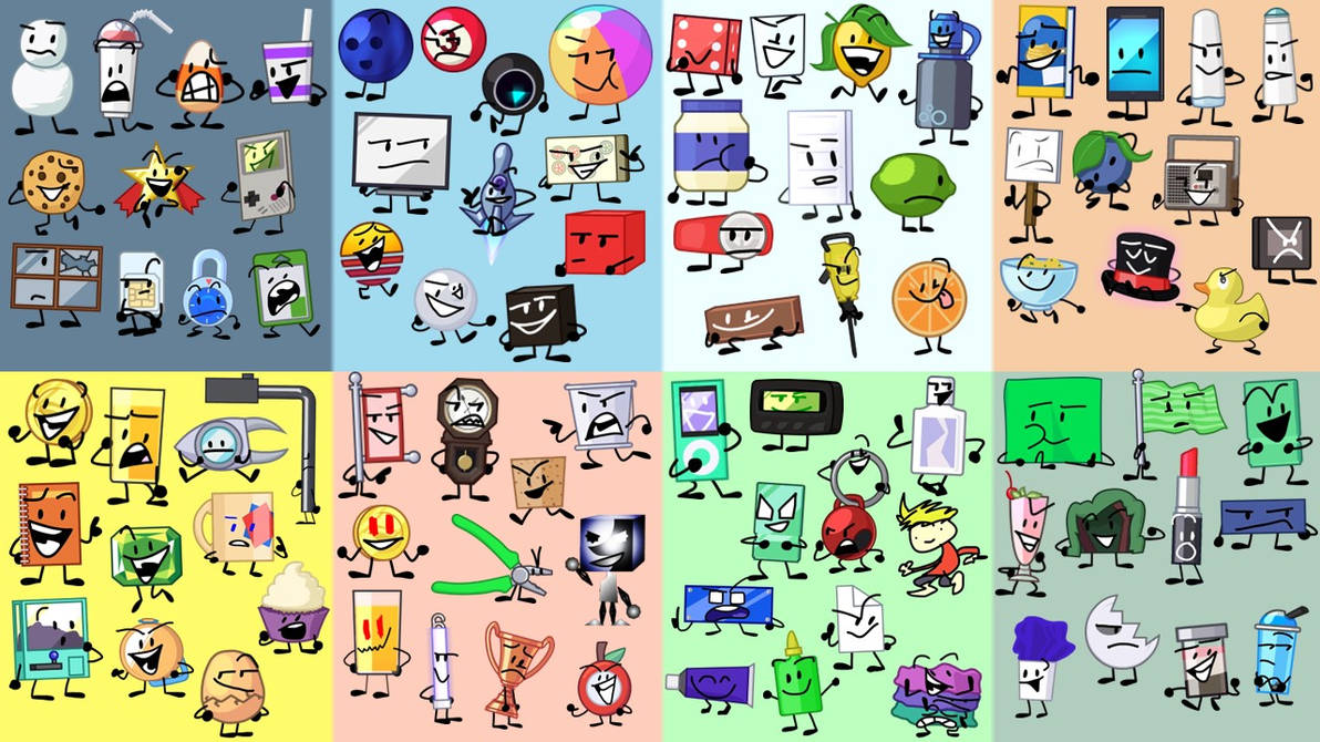 Object Challengers Deviantart If Village of Objects Characters were on BFB Teams by skinnybeans17 on ...