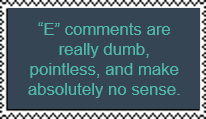 E Comments Make No Sense Stamp by skinnybeans17 on DeviantArt
