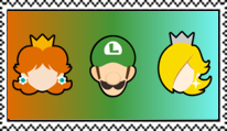 Daisy x Luigi x Rosalina Stamp