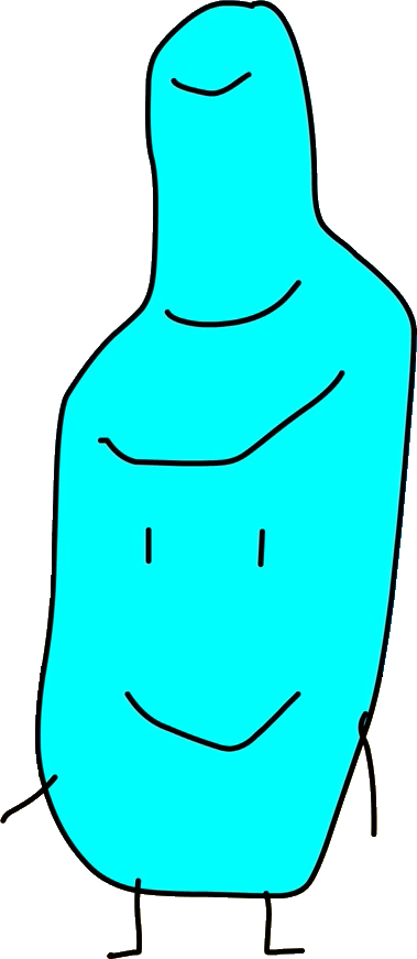 Bottle from BFDI in Commercial Style by skinnybeans17 on DeviantArt