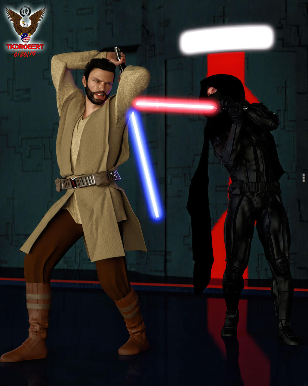 Jedi vs Sith III by tkdrobert