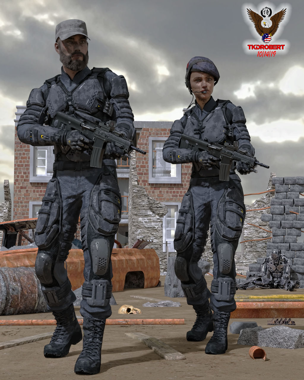 Terminator: Resistance Fighters by tkdrobert