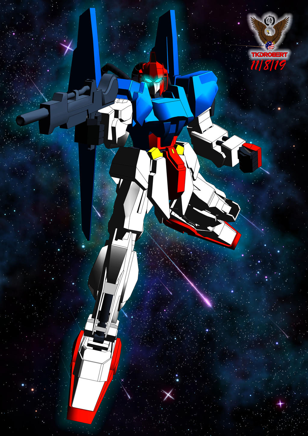 Gundam Illustration by tkdrobert