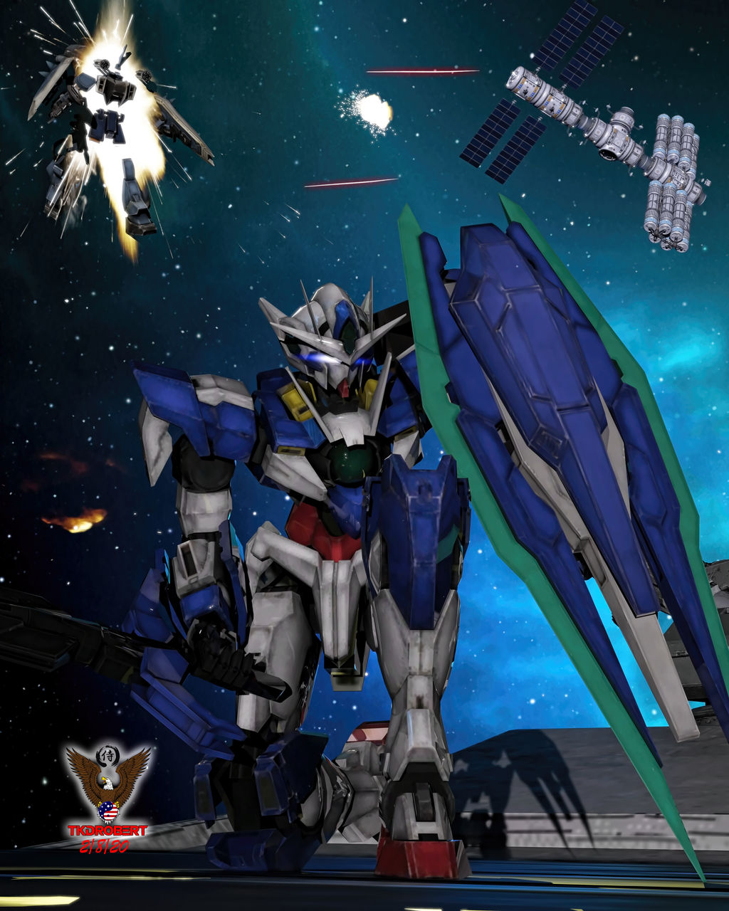 Gundam00 by tkdrobert