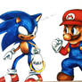 Sonic and Mario - Console Wars