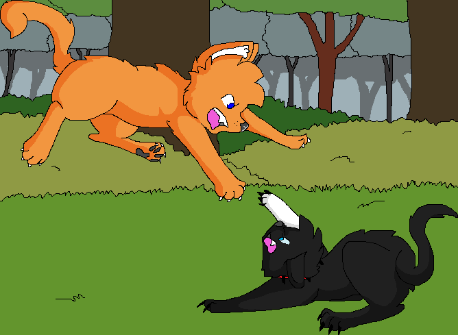 Firestar and Scourge