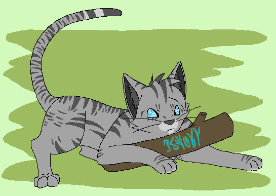 Jayfeather is very protective of his stick
