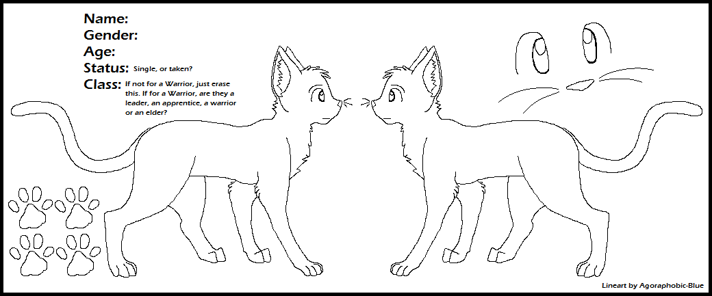 Cat Reference Sheet Lineart by Miiroku on DeviantArt