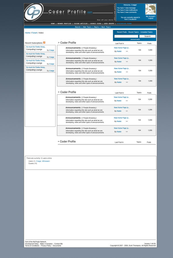 Code Profiling Drawing Coder Profile by craige on DeviantArt