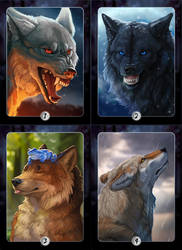 'Dire Wolf' collectable cards