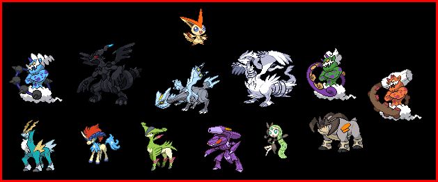 unova legendary pokemon