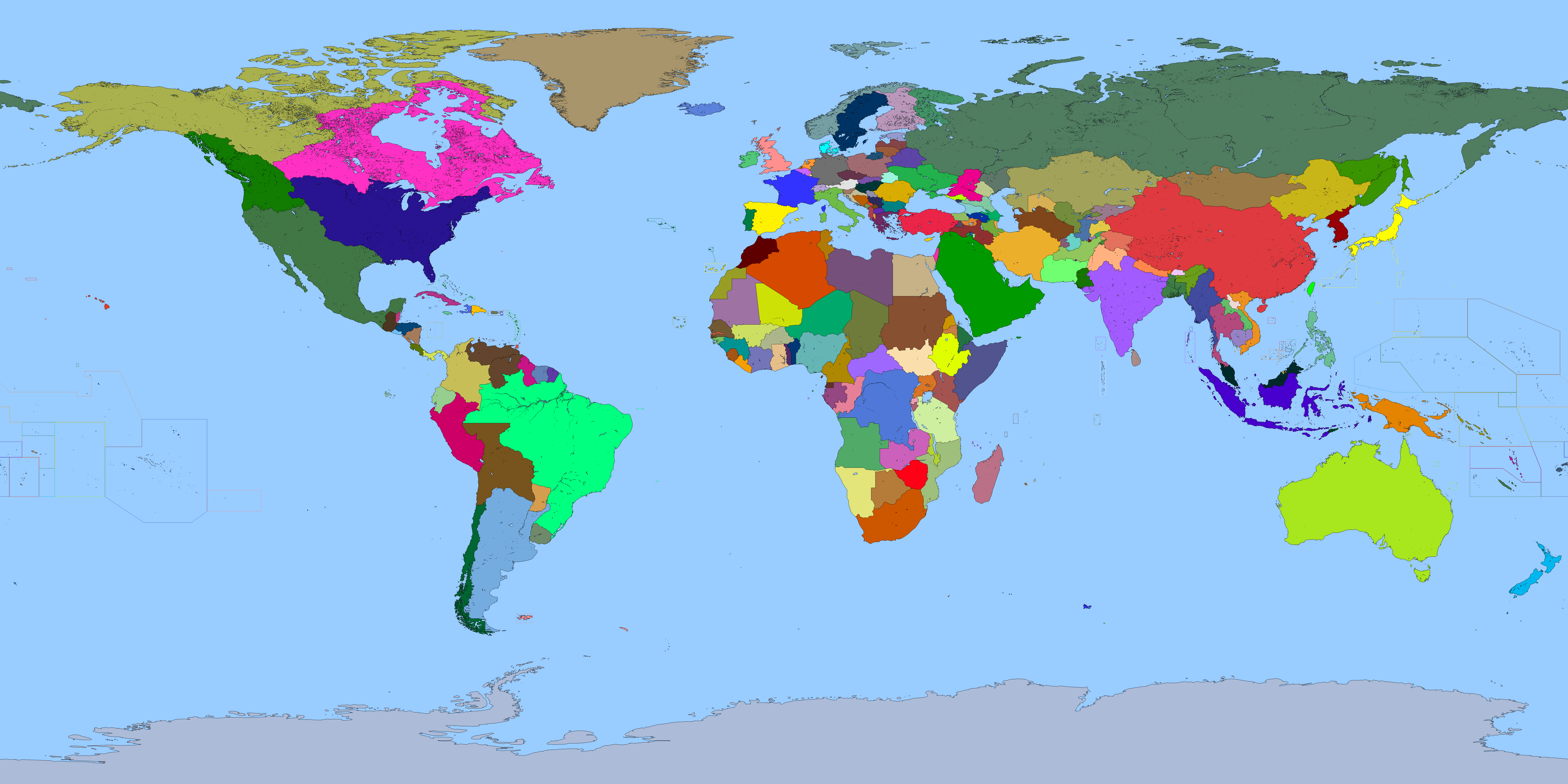 Map For Alt Mapping A personal alternate history map - alt. version 1 by LuanWorldbuilding ...
