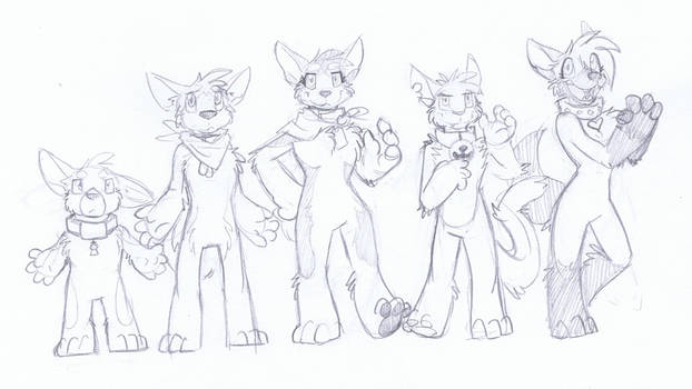 Housepets 3.0 first sketches