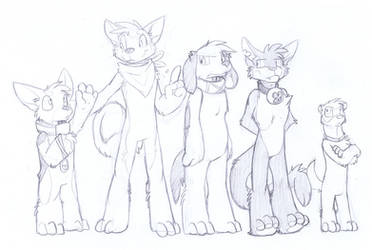 Housepets 3.0 second sketches