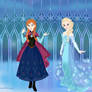 Anna and Elsa Ice castle