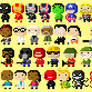 Tiny Tower Characters: Avengers and Valve