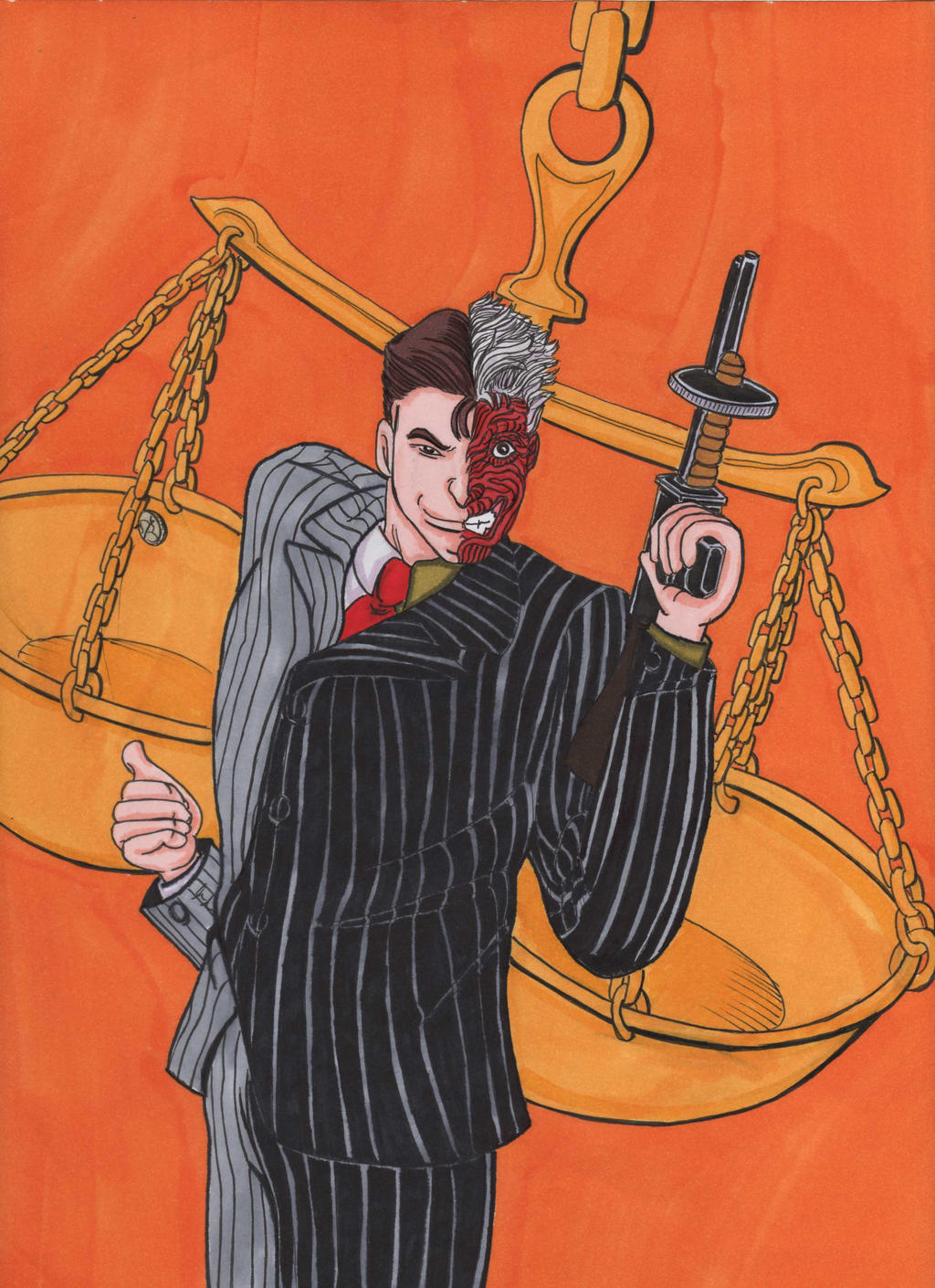 Two-Face by imtherealjenna on DeviantArt