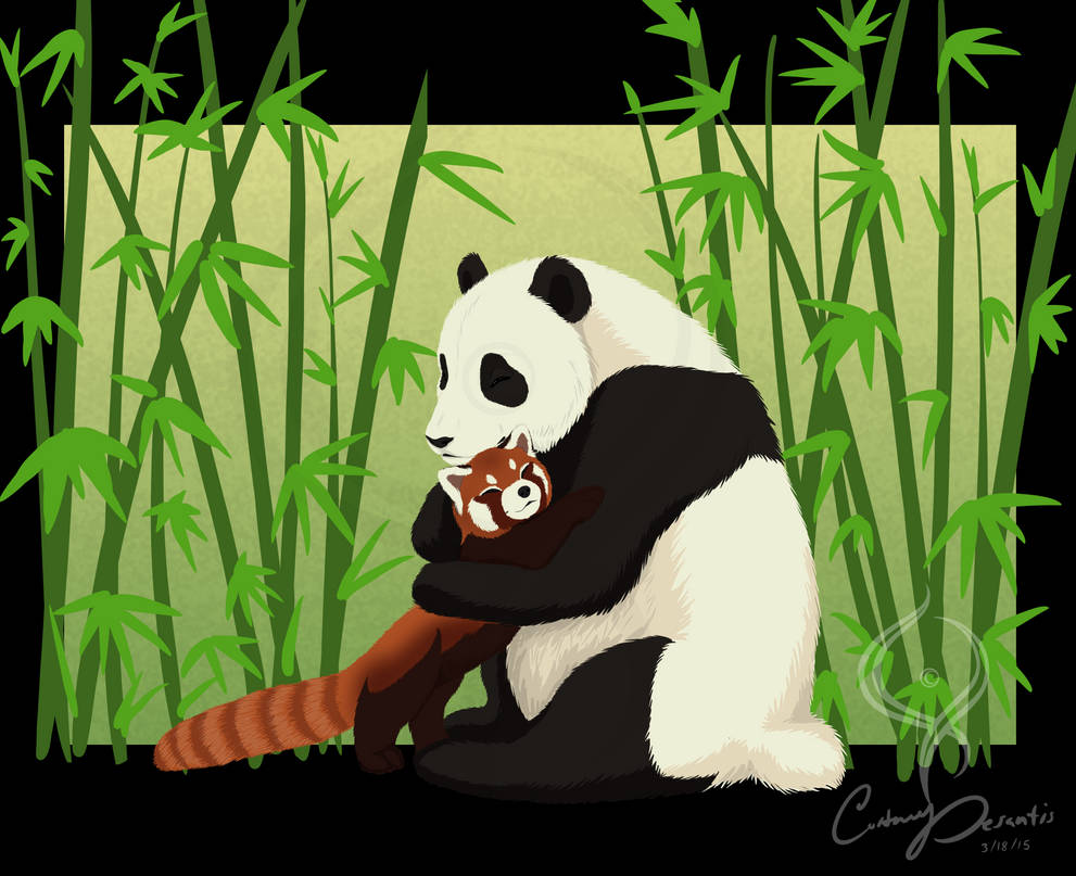 Hug A Red Panda Panda Hugs by MysticPandaMama on DeviantArt
