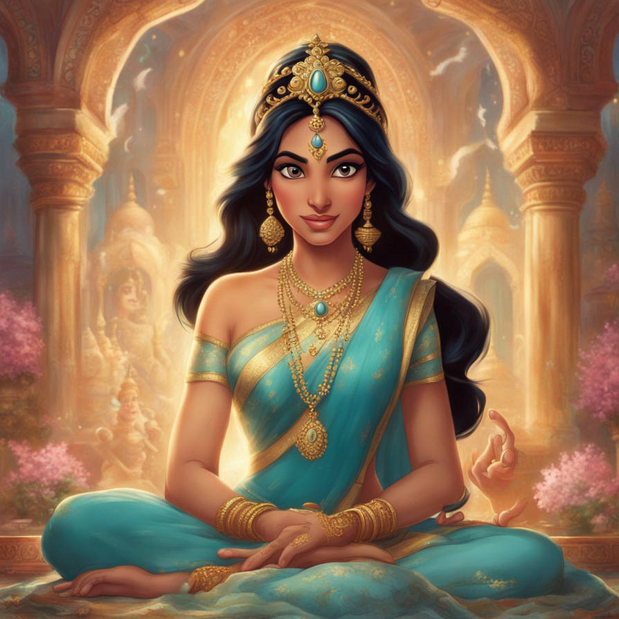 Princess Adamina Ananya as princess jasmine from Aladdin by pneunataphile on DeviantArt