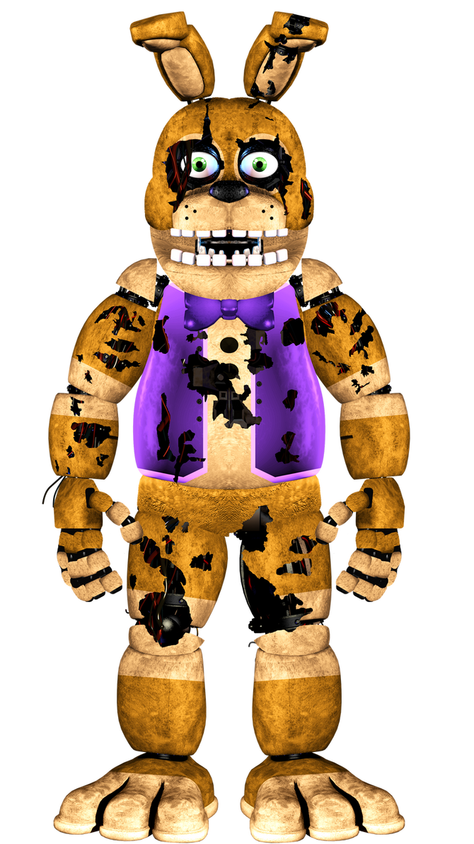 Springbonnie Custom Custom Withered Springbonnie by Jlaur360 on DeviantArt