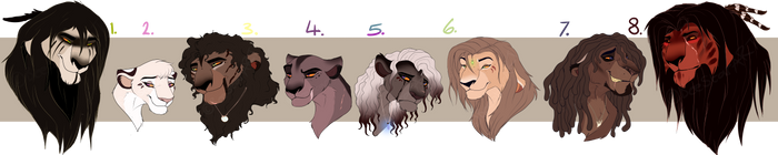 Lion designs: CLOSED: