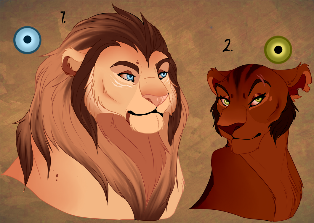 Lion adopt. AUCTION OPEN: by BeeStarART on DeviantArt
