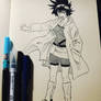 Anko. Redraw to test out new pens. 