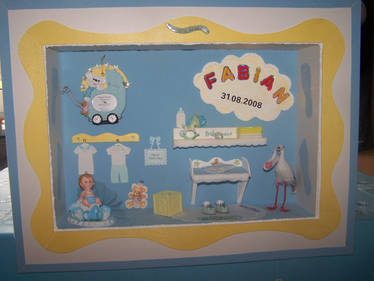 Baby-Boy Diorama _ by my Mum_