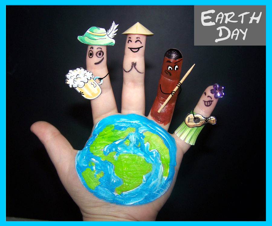 Finger Art: Earth Day