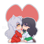 Inuyasha + Kagome Chibi