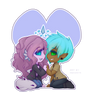 [ YCH ] Chibi Couple for FracturedFable