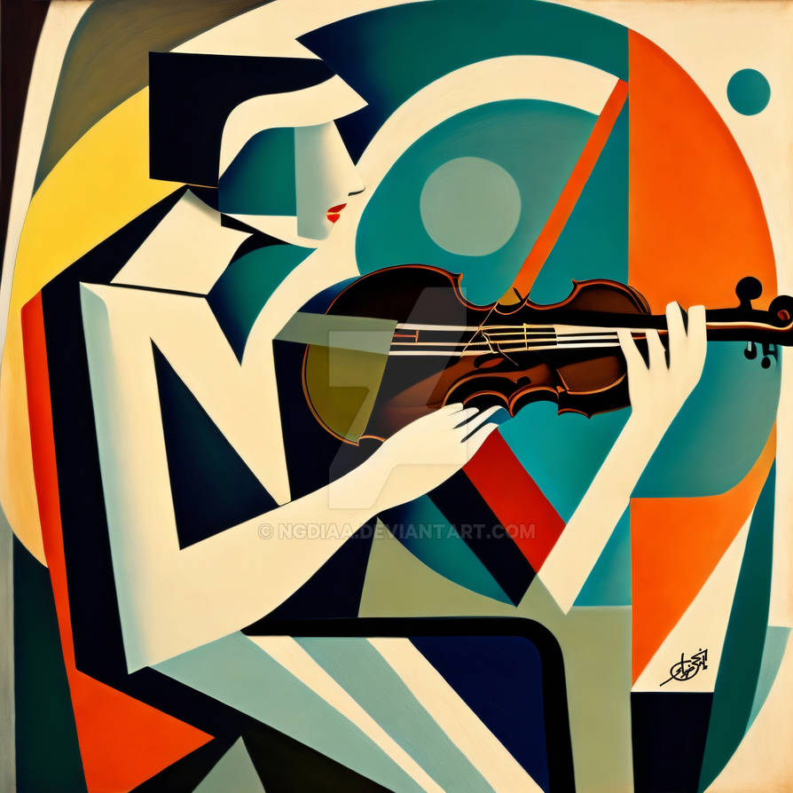 Abstract, Cubism Design (Digital Painting) by ngdiaa on DeviantArt