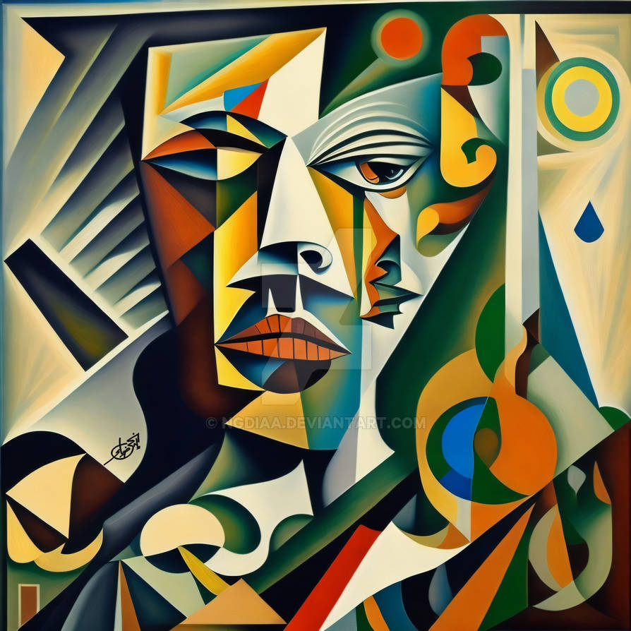 Abstract, Cubism Design (Digital Painting) by ngdiaa on DeviantArt