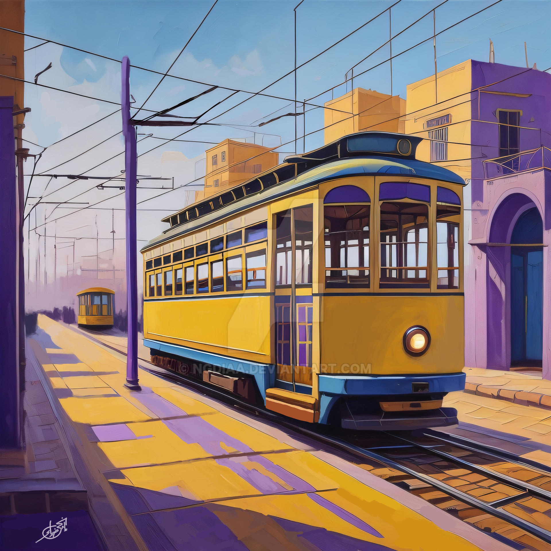 Yellow Tram City