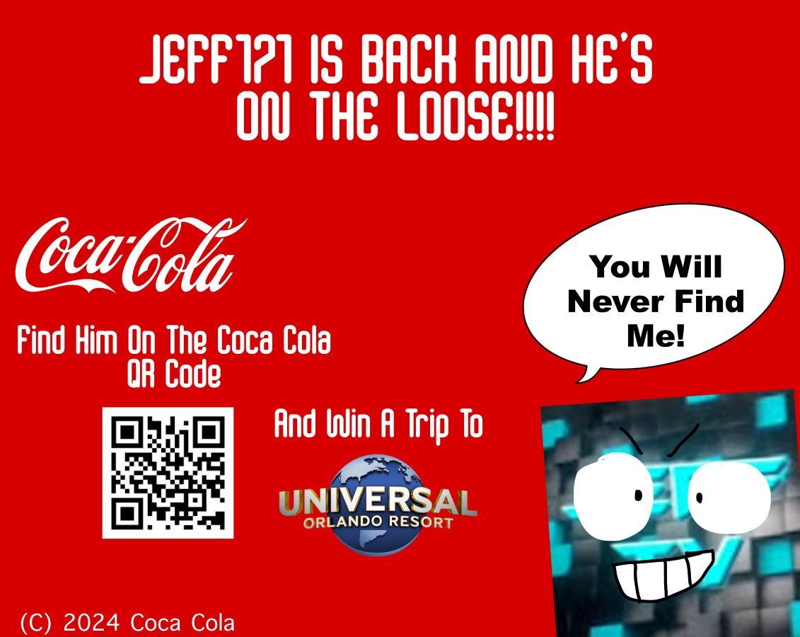 Coca Cola Jeff 171 On The Loose Poster by CrashTheCrazyPuppet on DeviantArt
