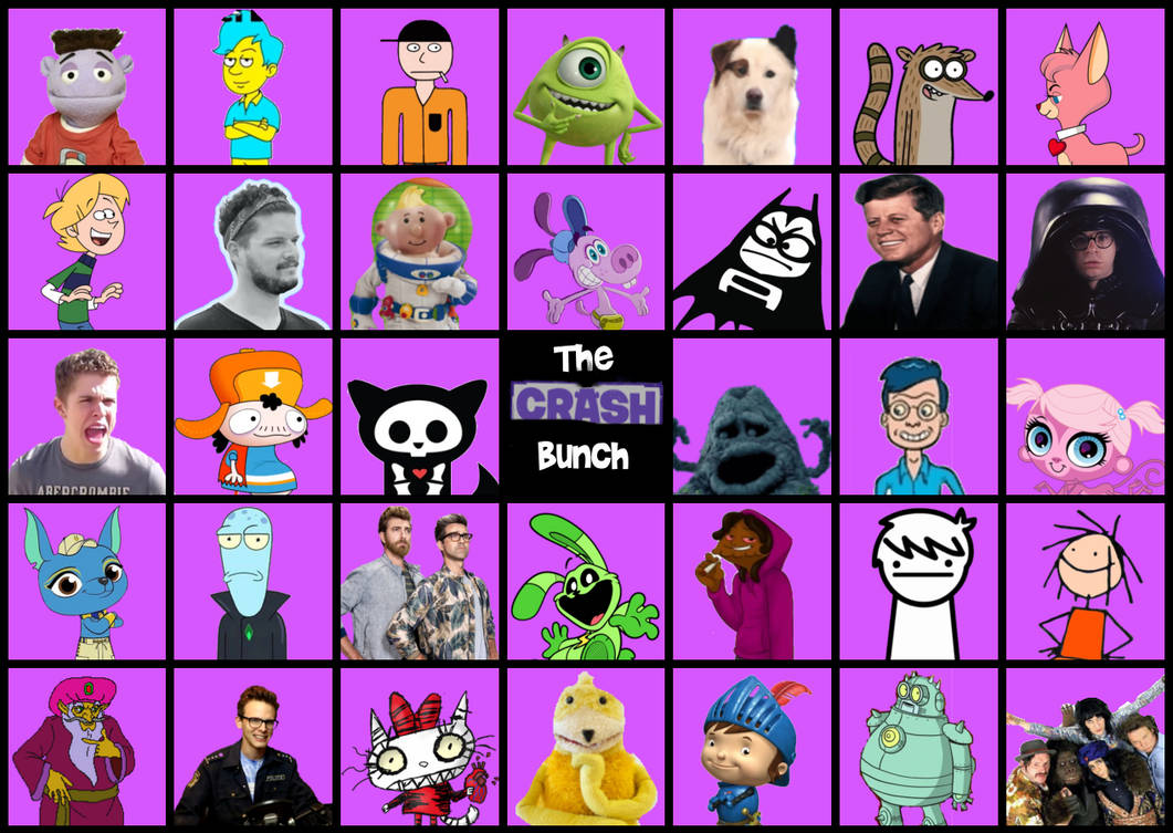 The Crash Bunch (V2) by CrashTheCrazyPuppet on DeviantArt