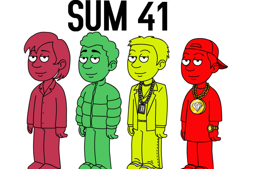 Sum 41 As Goanimate Colored Characters by CrashTheCrazyPuppet on DeviantArt