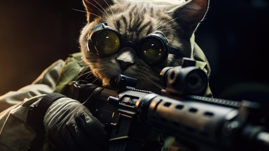 Animals at war - cat soldier by BattlefieldAI on DeviantArt