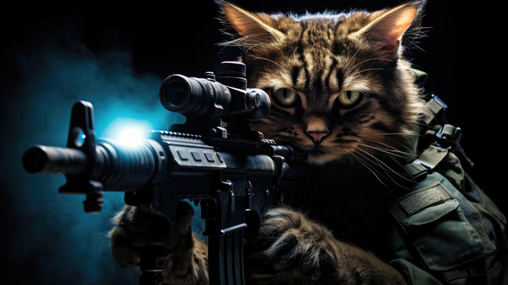 Animals at war - cat soldier by BattlefieldAI on DeviantArt