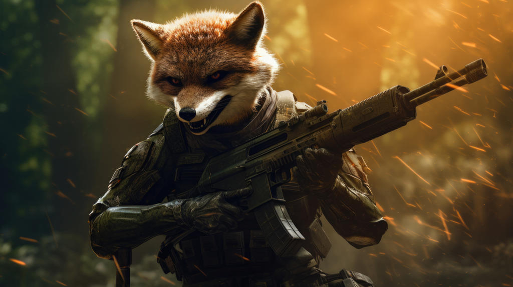 Animals at war - fox soldier by BattlefieldAI on DeviantArt