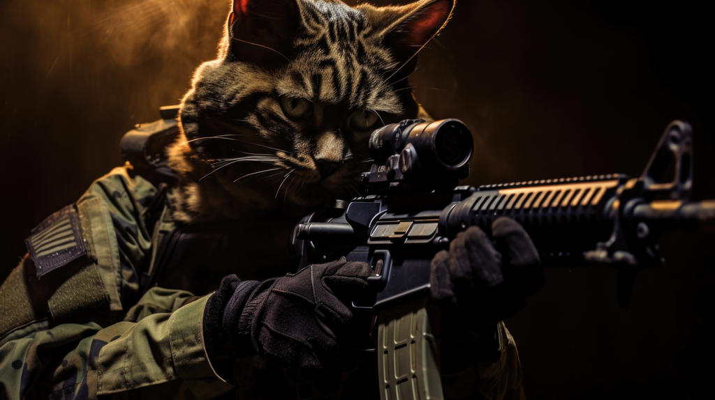 Animals at war - cat soldier by BattlefieldAI on DeviantArt