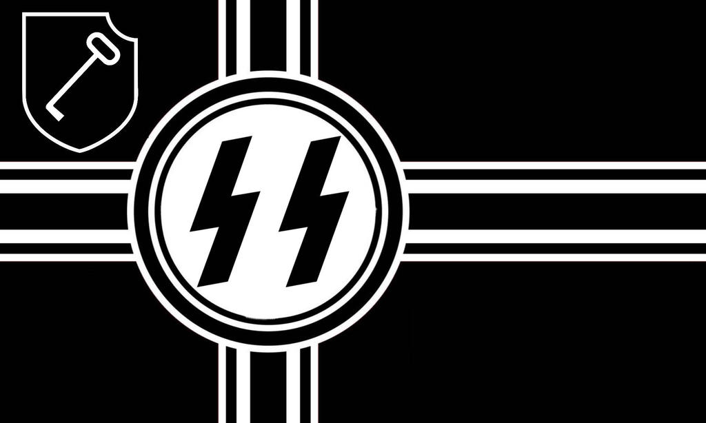 Сс три. Флаг Тотенкопф СС. Символика Ваффен СС. Флаги дивизий СС. Третий Рейх флаг.