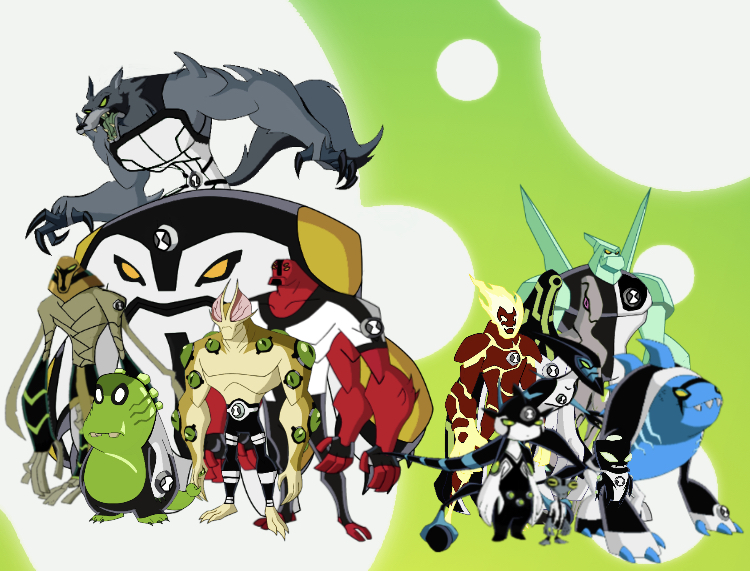 BEN 10 Redesign - All the Aliens (classic) by Buscamusa on DeviantArt