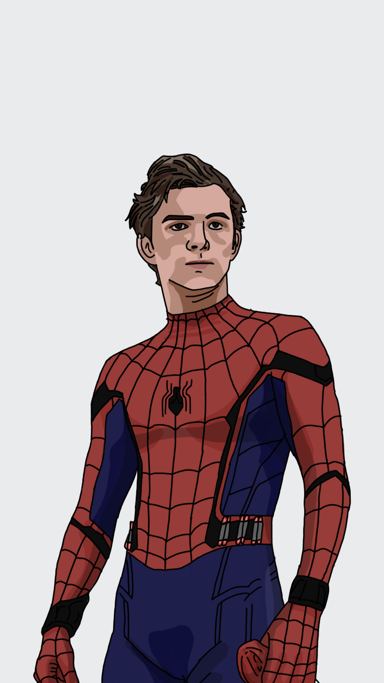 Tom Holland Spider-Man Cartoon by UthmaanXD4321 on DeviantArt Tom Holland Spider-Man Cartoon by UthmaanXD4321 on DeviantArt
