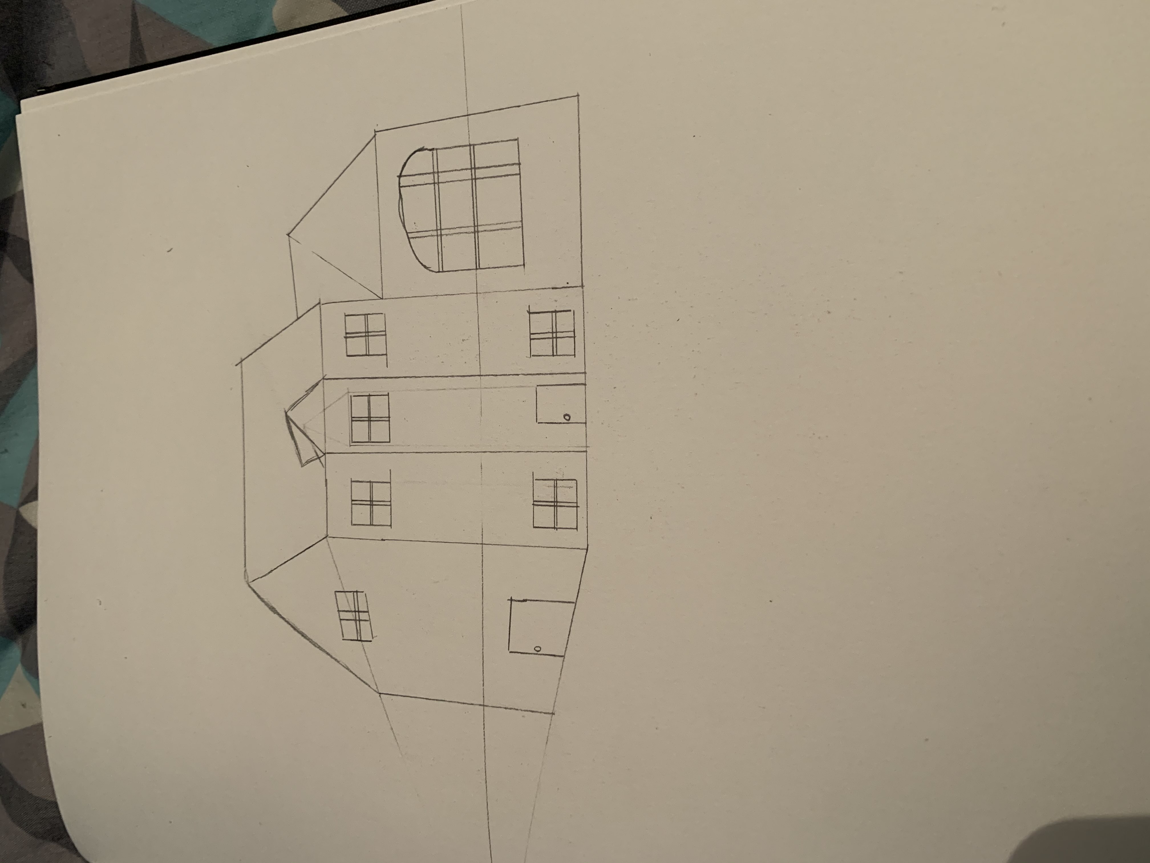 One Point House House one point perspective practice by Jacko29 on DeviantArt
