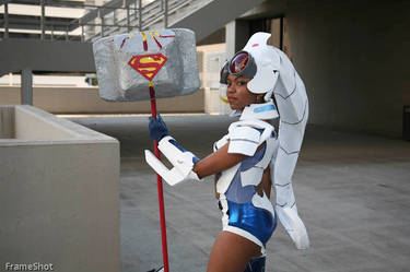 DC Ame Comi Steel Cosplay