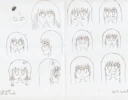 Practice/Doodle - Front/Side Heads 1