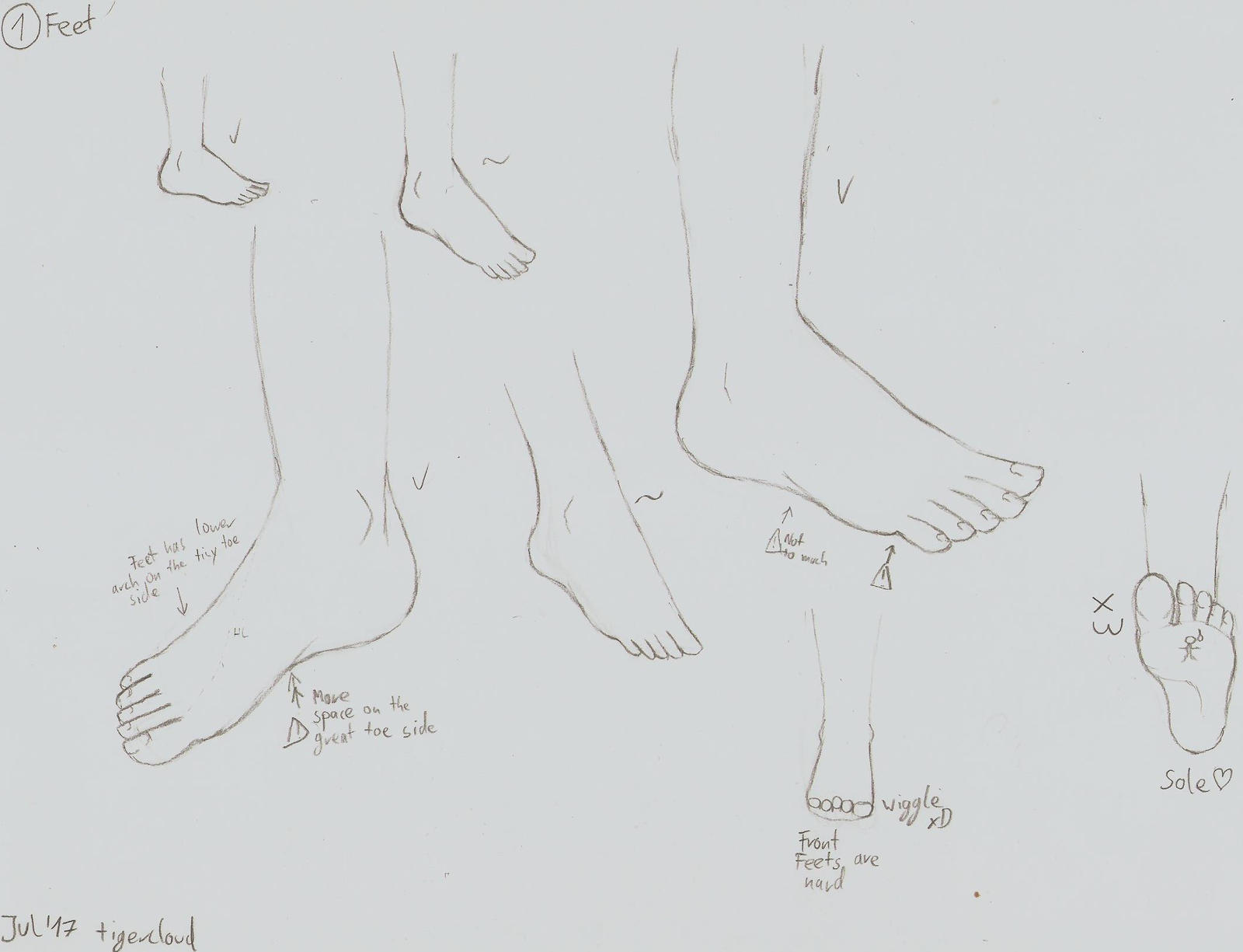 Practice - Feet